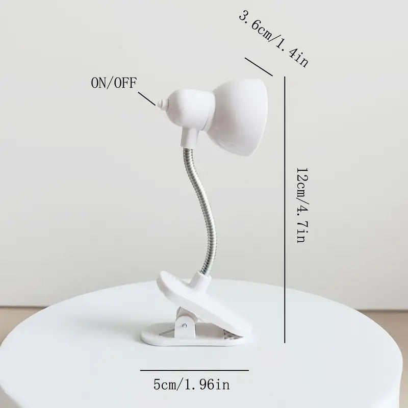 Mini Book Lamp: Eye Protection, Warm Light Clip Lamp