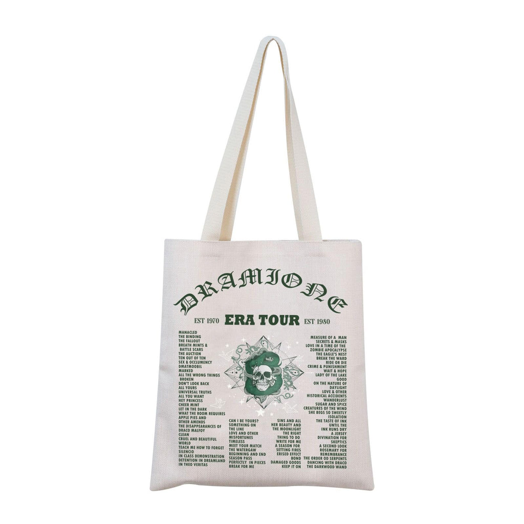 MNIGIU Manacled Book Inspired Gift Dramione Tour Tote Bag Manacled Merch Fanfiction Gift Manacled Book Fandom Gift (ERA TOUR Tote)