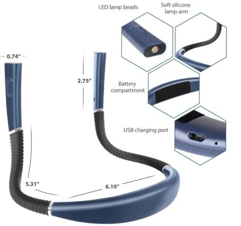 Three-color LED Book Light