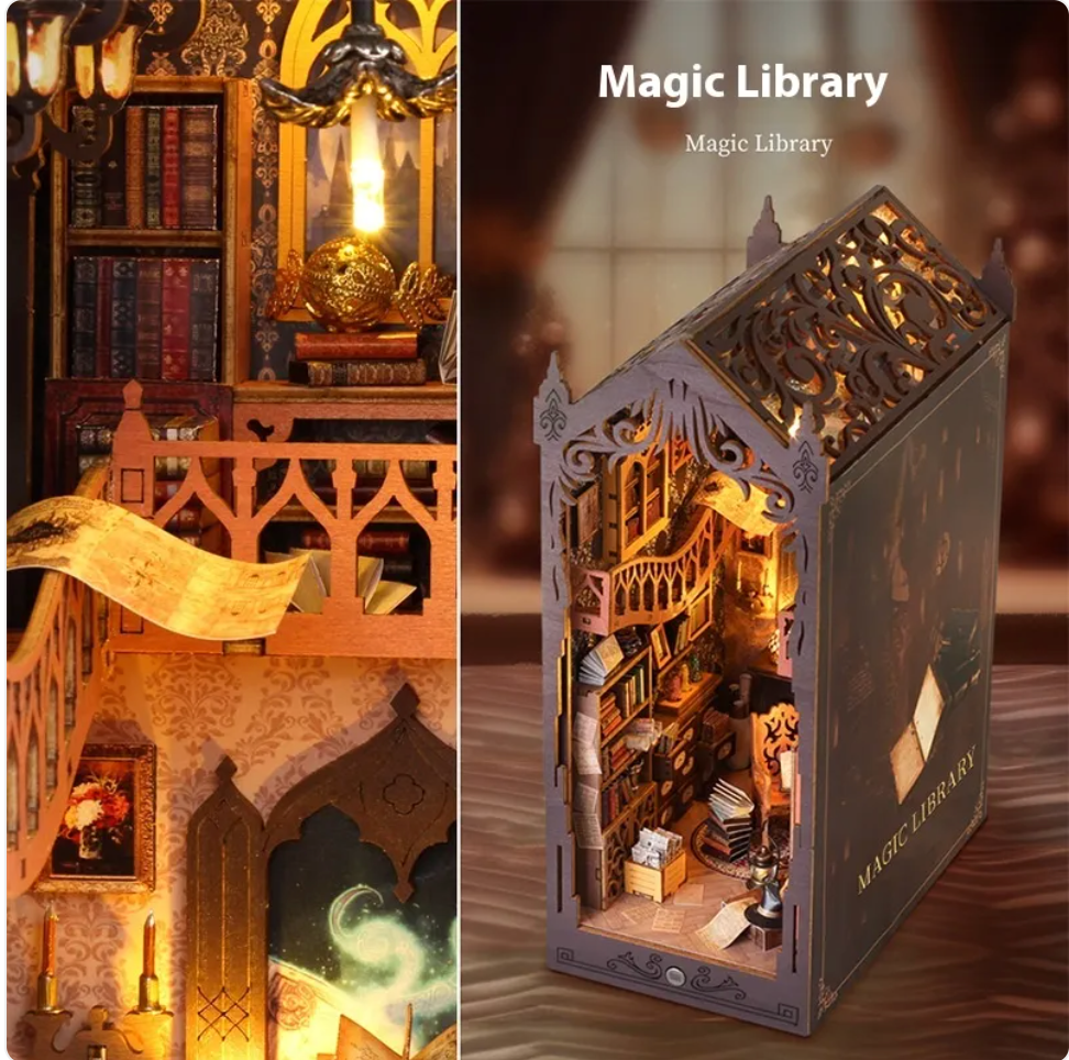 Handmade Wooden Induction Book Stand