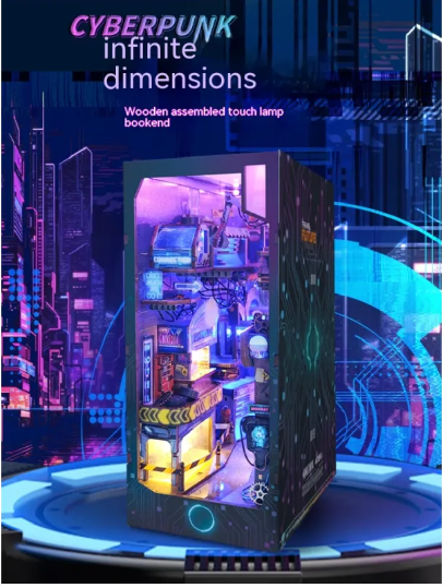 Whale Air 3D DIY Cottage Book Stand