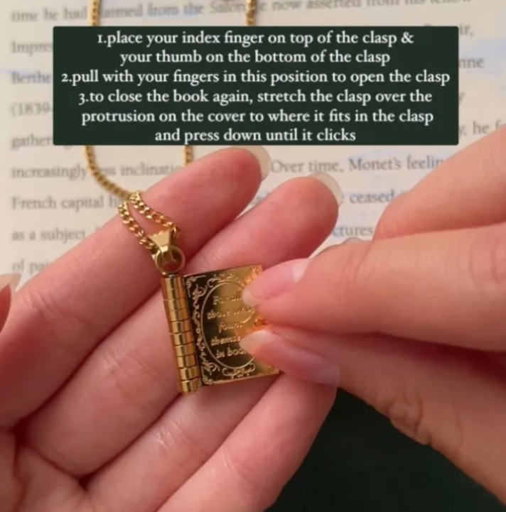 Book Lover Necklace