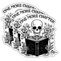 (3PCs) One More Chapter Sticker Book Lover Waterproof Sticker Book Library Sticker Bookish Sticker Accessories ute Vinyl Book Stickers for Kindle Laptop Water Bottle Perfect Bookish Stickers Gift
