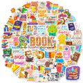 WAKEMOODEI Book Stickers 200PCS Bookish Stickers for Kids Adults Reading Stickers for E-Reader Water Bottle Laptop Library Stickers for Book Lovers Bookish Gift Book Accessories