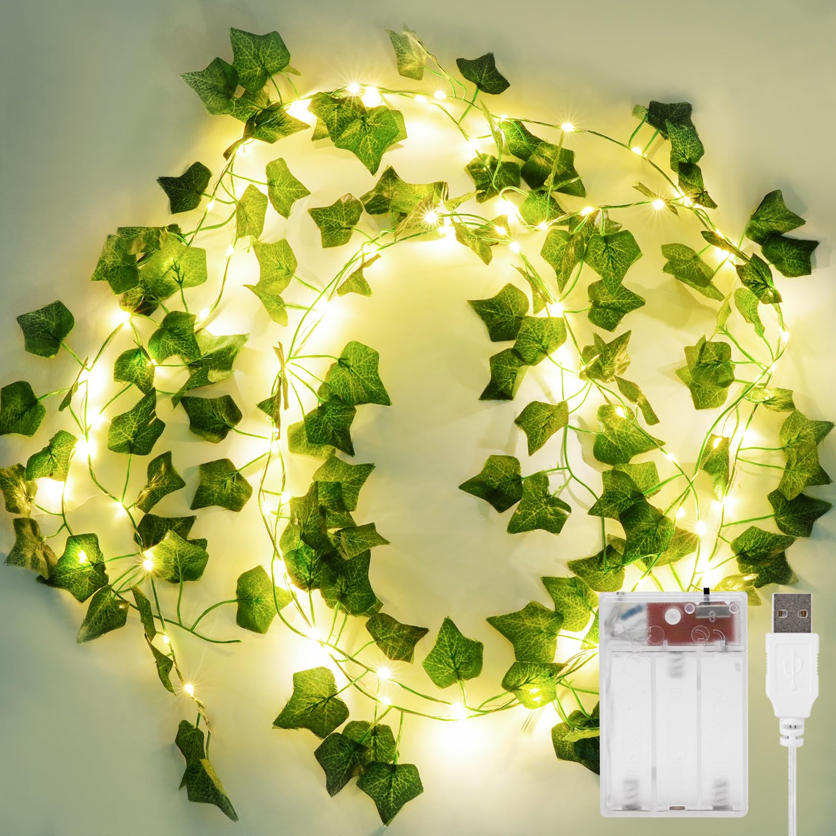 Enchanted Vine Fairy Lights – Fae-Inspired LED String Lights for Cozy Reading Nooks & Room Decor