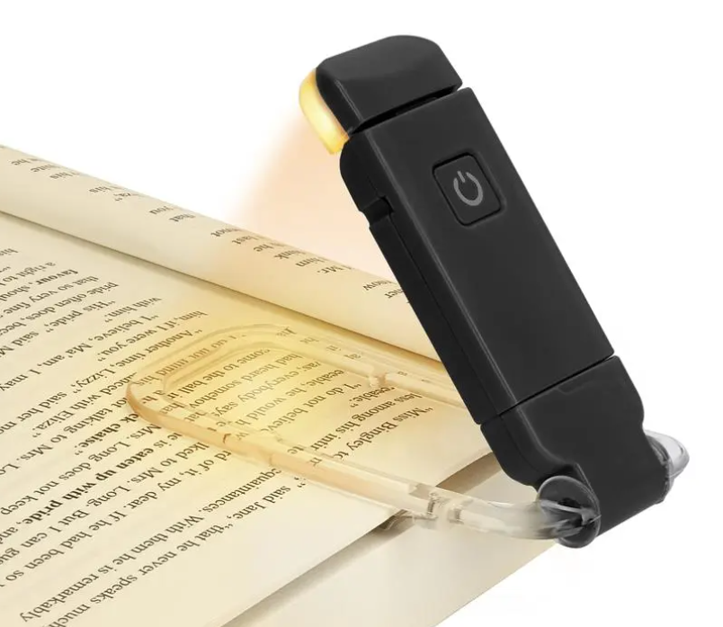 LED USB Rechargeable Clip Book Light