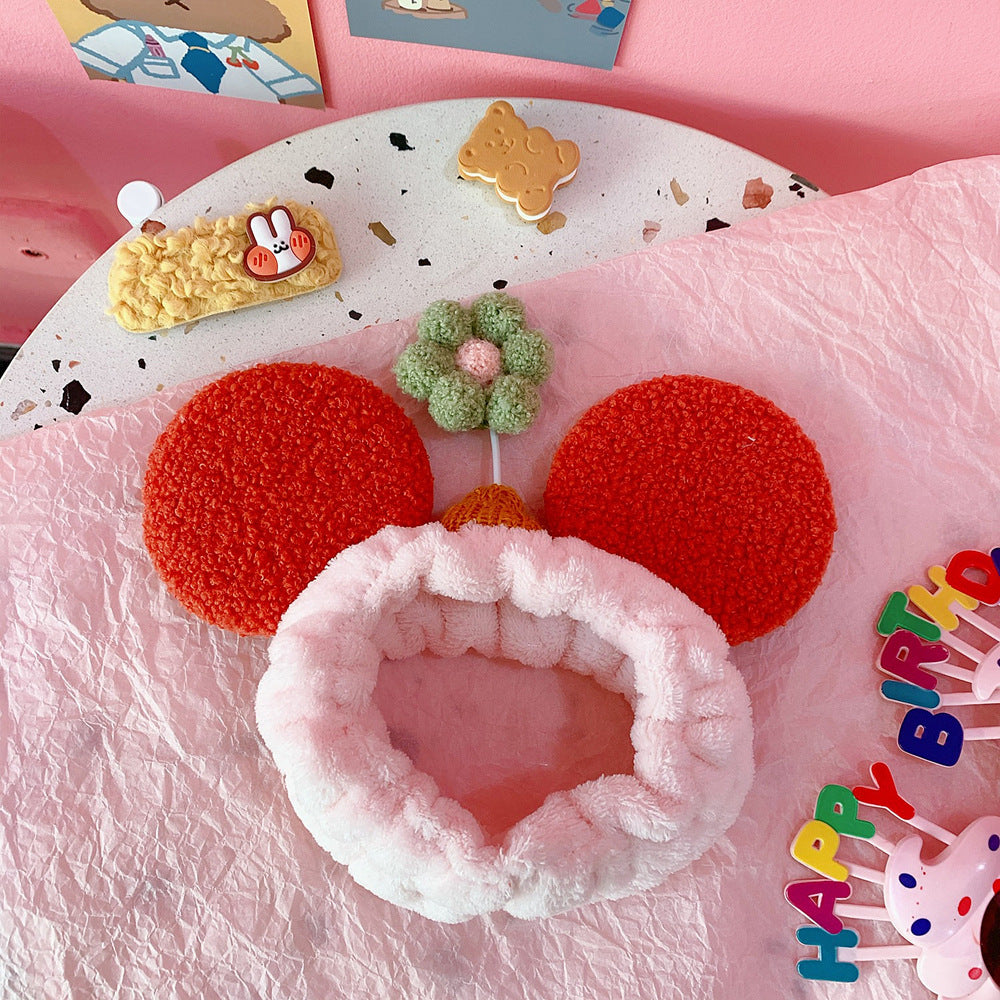 Cute Japanese Cat Ear Hair Band for Makeup and Skincare