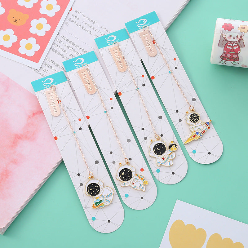 Creative Science Fiction Astronaut Bookmark Stationery