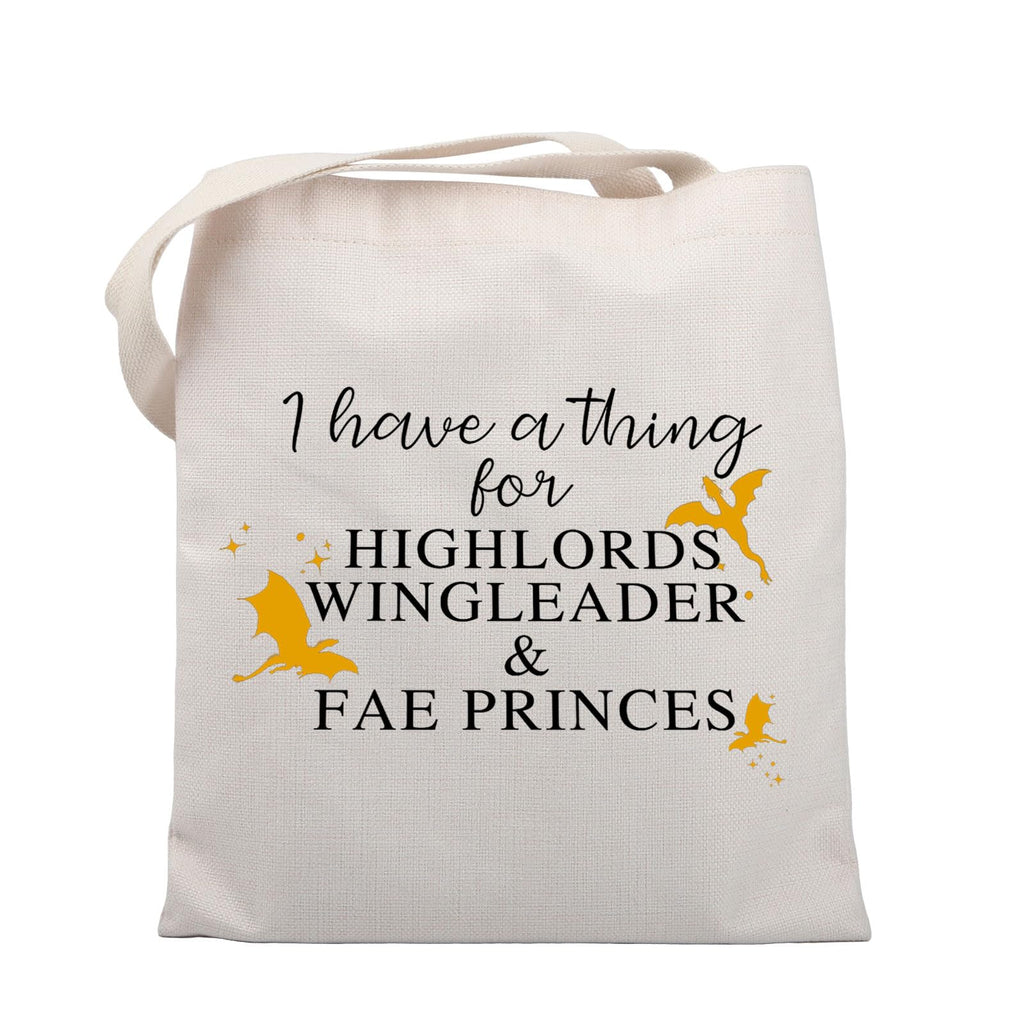 UJIMS Fourth Wing Merch Fantasy Book Romantasy Dragons Rider Makeup Bag Dragons Lover Gifts SJM Reader Gift (FWtotebag)