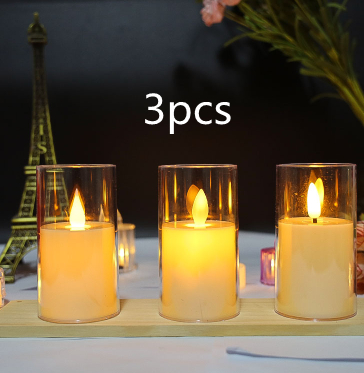 Flameless LED Candle Set – Realistic Flickering Candles for Cozy Reading & Bookish Decor