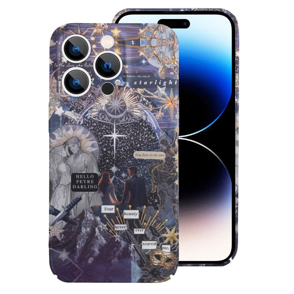 Merch Phone Case Cover for iPhone 12 Pro Max Velaris City of Starlight Night Court Feyre Darling Bookish Inspired Protective Case Stuff Accessories Merchandise Gifts for Book Lover Acotar