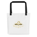 Book Dragon Tote Bag – Fantasy Book Lover Canvas Tote for Readers & Romantasy Fans