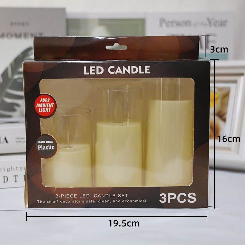 Flameless LED Candle Set – Realistic Flickering Candles for Cozy Reading & Bookish Decor