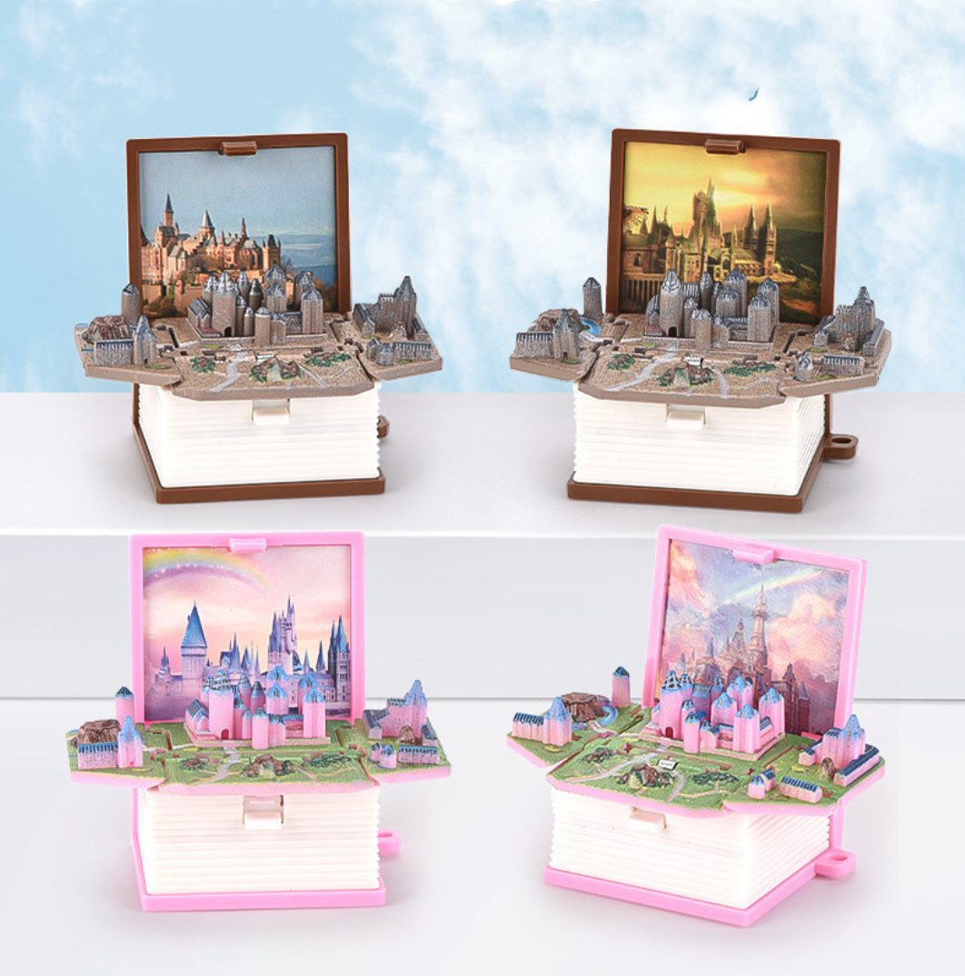 Folding Book Keychain Pendant