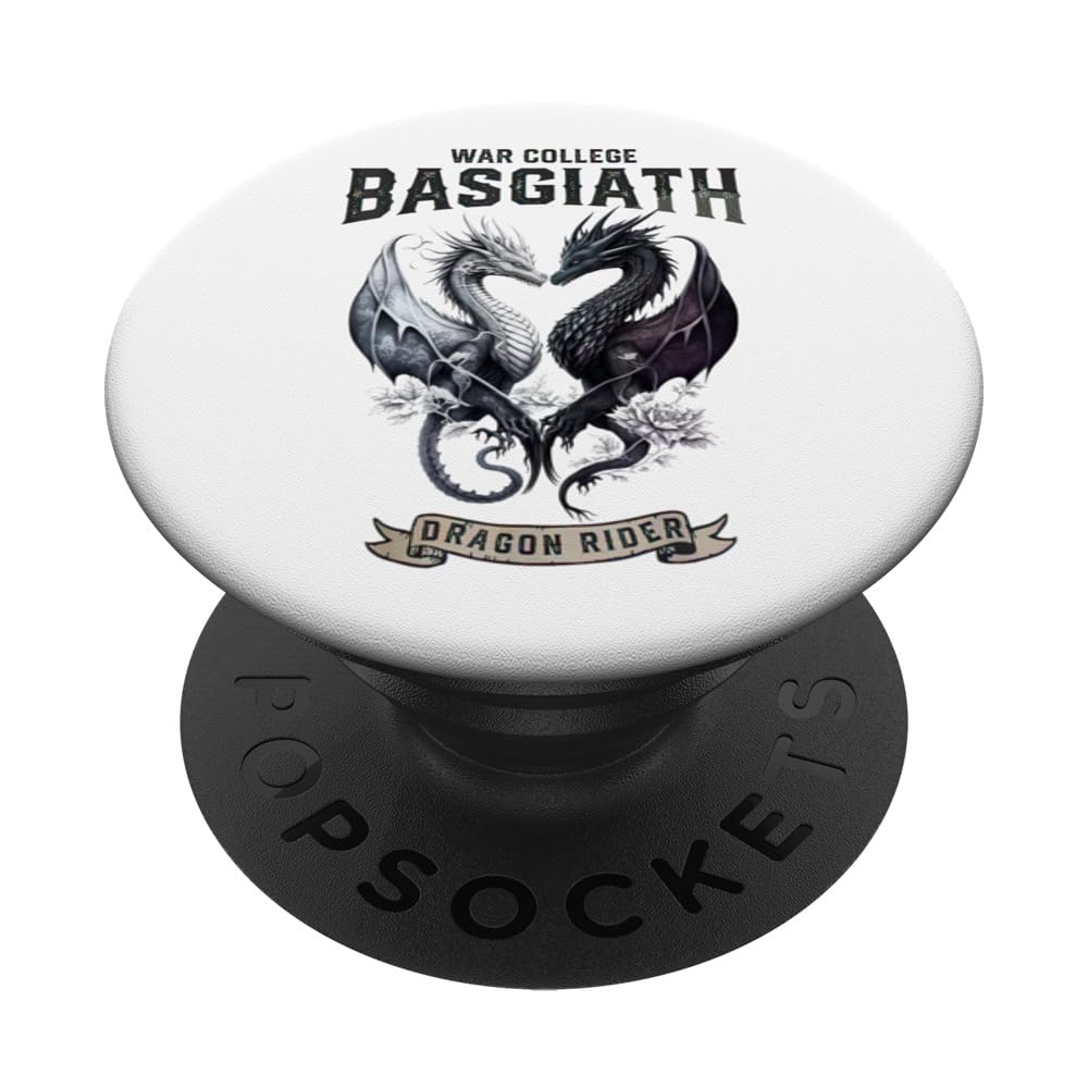 Fourth Wing Romantasy Dark Academia Dragons YA Fantasy book PopSockets Standard PopGrip
