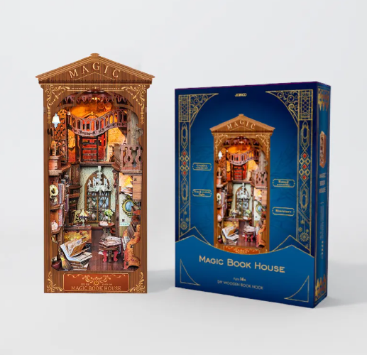 Whale Air 3D DIY Cottage Book Stand