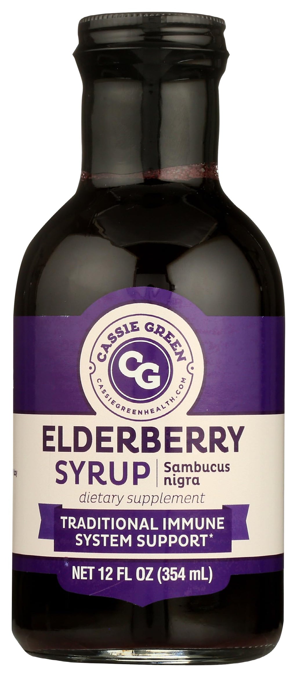 Cassie Green Health Elderberry Syrup 12 FZ