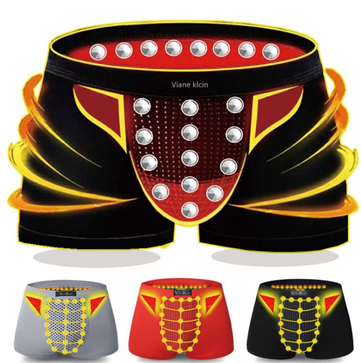 Health Magnetic Therapy Breathable Men's Boxer Briefs