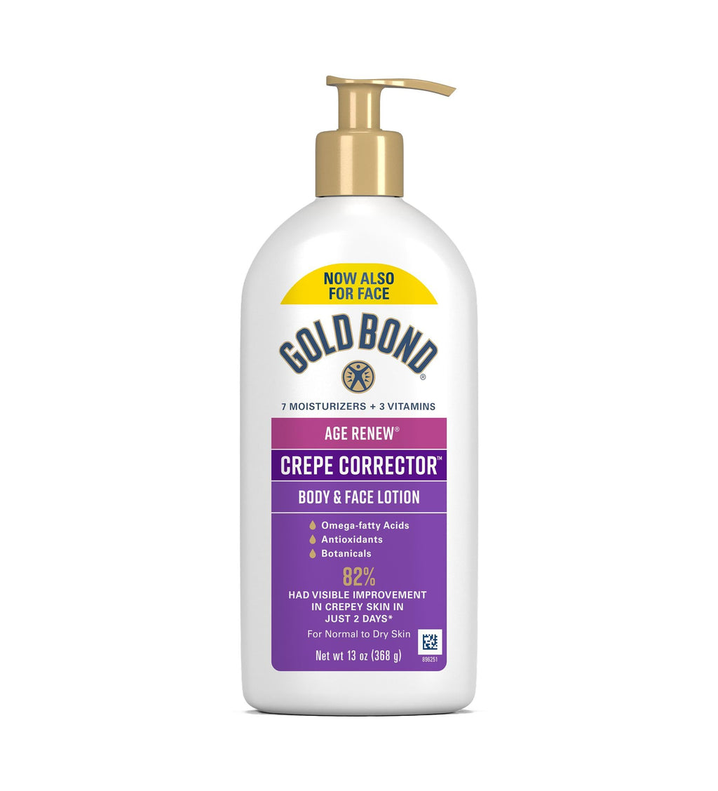 Gold Bond Age Renew Crepe Corrector Body Lotion Replenishing & Smoothing Formula 13 oz.