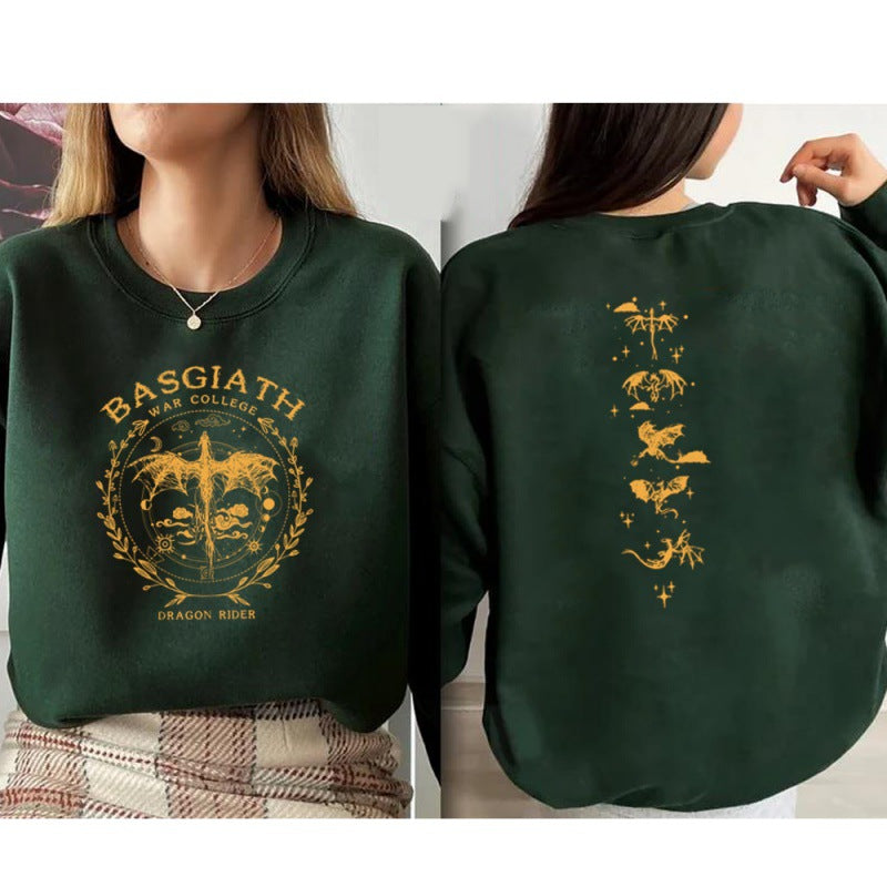 Basgiath Sweatshirt – Fourth Wing Inspired Fantasy Reader Crewneck for Book Lovers