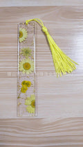 Creative Dried Flower Resin Tassel Bookmark Gift