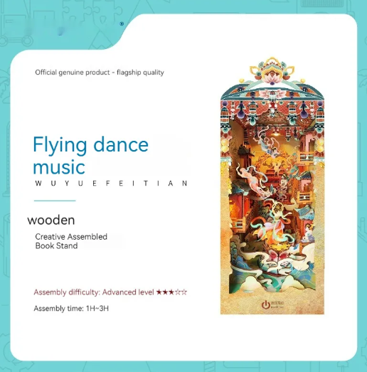 Whale Air 3D DIY Cottage Book Stand