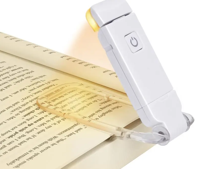 LED USB Rechargeable Clip Book Light
