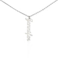 Vertical Name Necklace