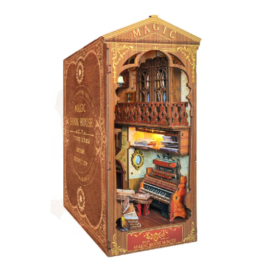 Whale Air 3D DIY Cottage Book Stand