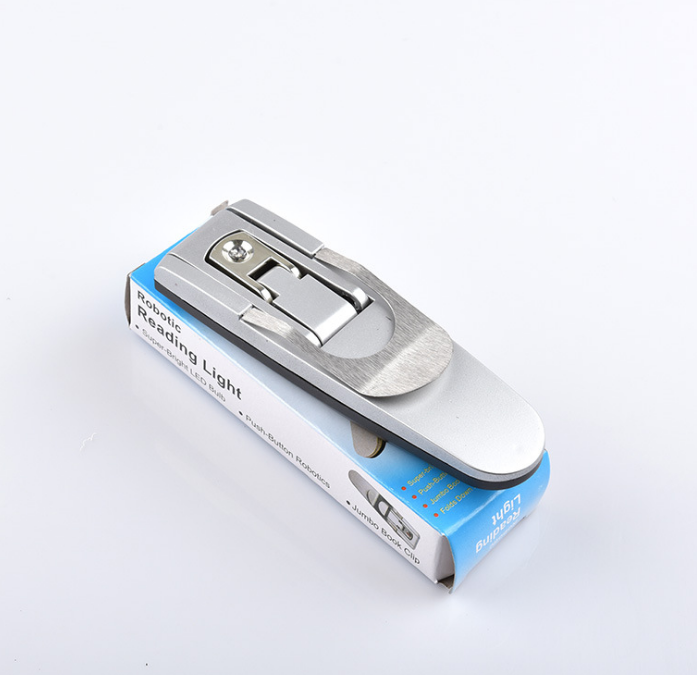 Clip-On Reading Light, Small Book Lamp, Foldable Design