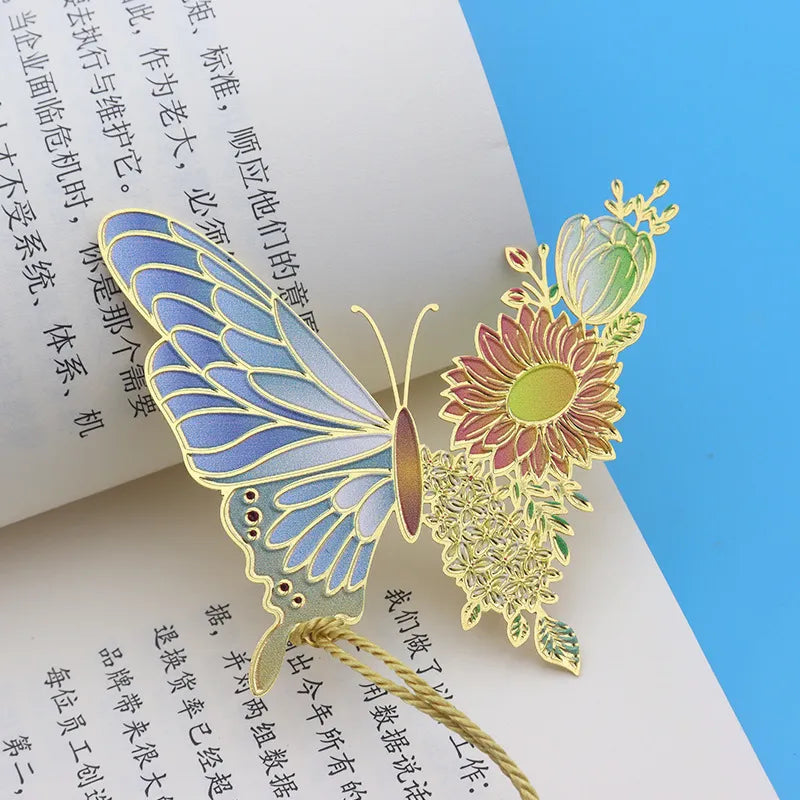 Metal Butterfly Bookmark