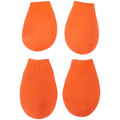 Hemobllo Dog Shoes Dog Shoes Dog Shoes Dog Boots Rubber Rain Shoes Dog Boots 4Pcs Paw for Dogs for Pet Cat Dog (Orange Size M) Reusable Dog Booties Dog Snow Boots Dog Boots & Paw Protectors