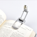 Clip-On Reading Light, Small Book Lamp, Foldable Design