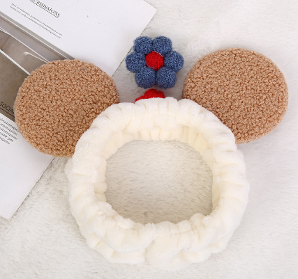 Cute Japanese Cat Ear Hair Band for Makeup and Skincare