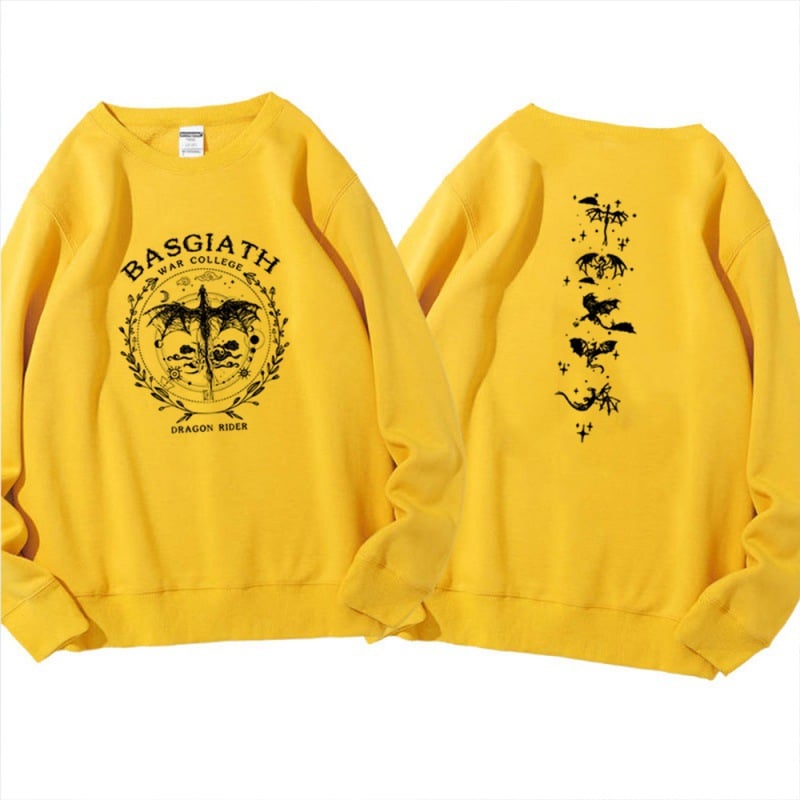 Basgiath Sweatshirt – Fourth Wing Inspired Fantasy Reader Crewneck for Book Lovers
