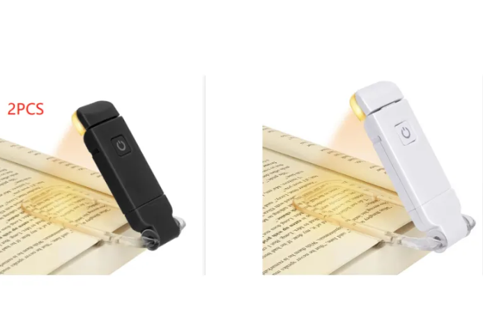 LED USB Rechargeable Clip Book Light