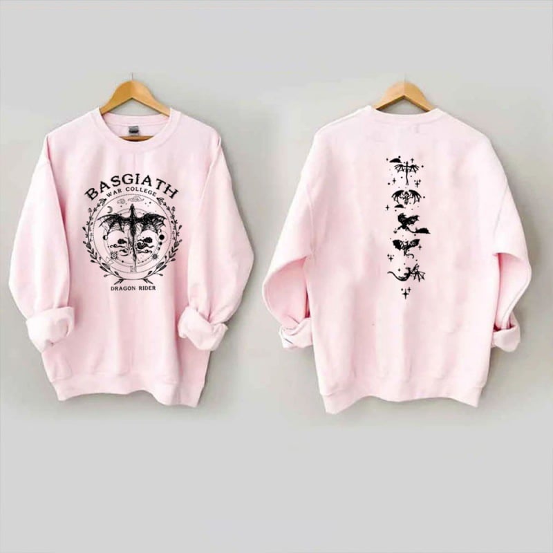 Basgiath Sweatshirt – Fourth Wing Inspired Fantasy Reader Crewneck for Book Lovers