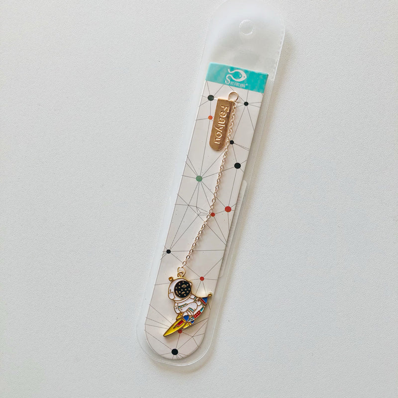 Creative Science Fiction Astronaut Bookmark Stationery