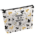 Dain Is A B*tch Cosmetic Bag – Fourth Wing Inspired Romantasy Makeup Bag for Readers